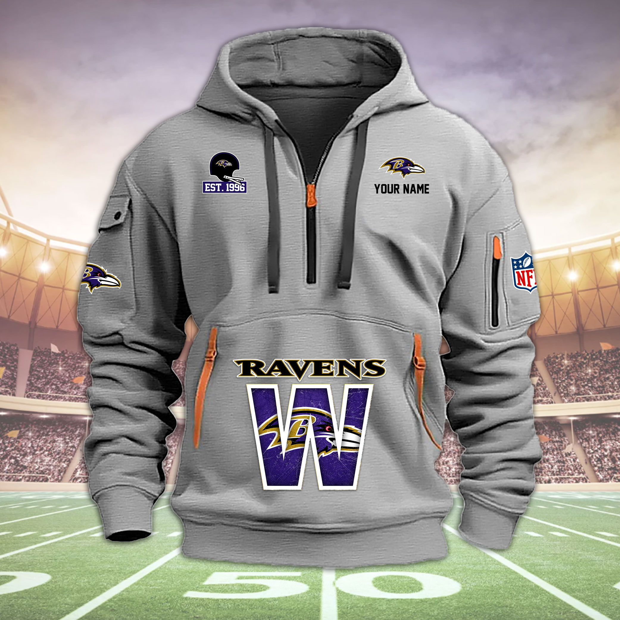 Baltimore Ravens Heavy Hoodie