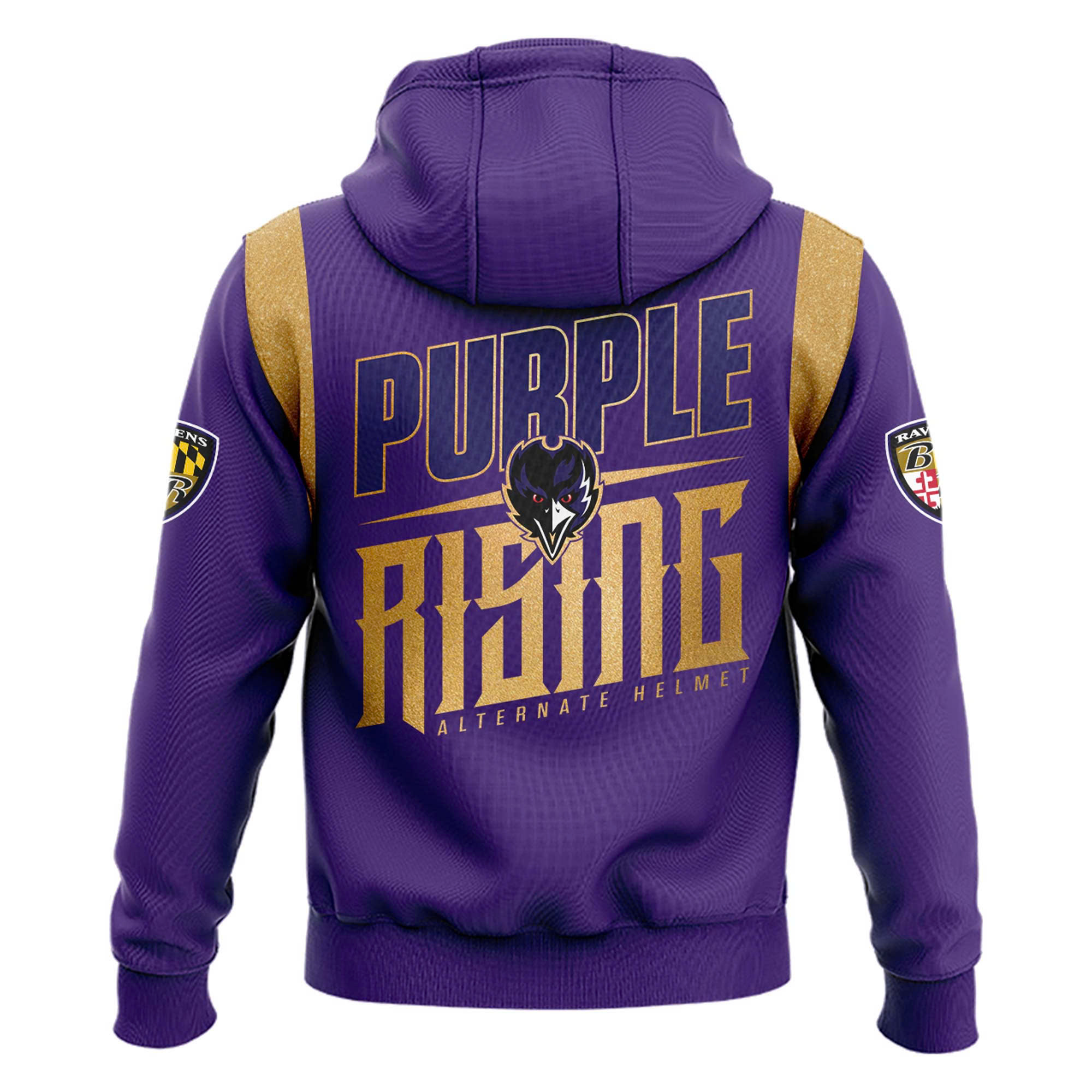 Baltimore Ravens Purple Rising Hoodie