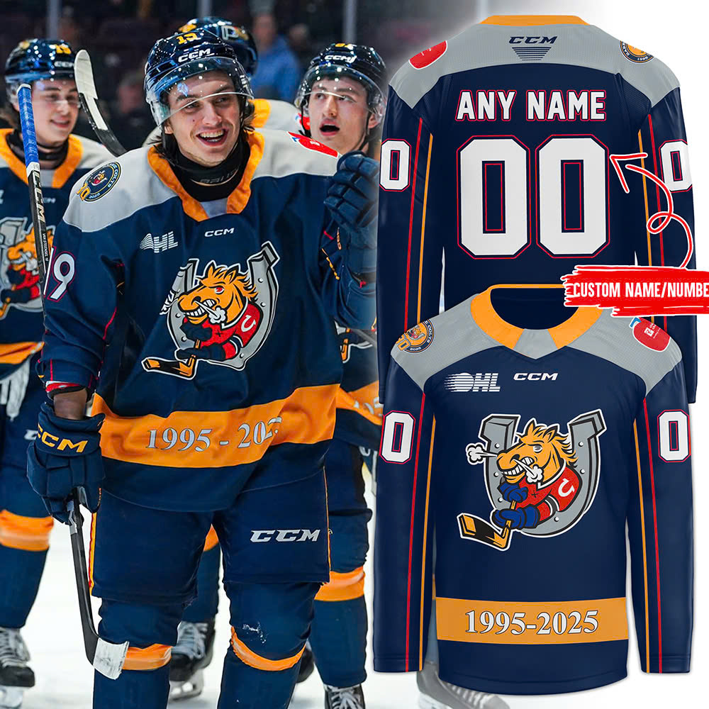 Barrie Colts New Hockey Jersey 2025