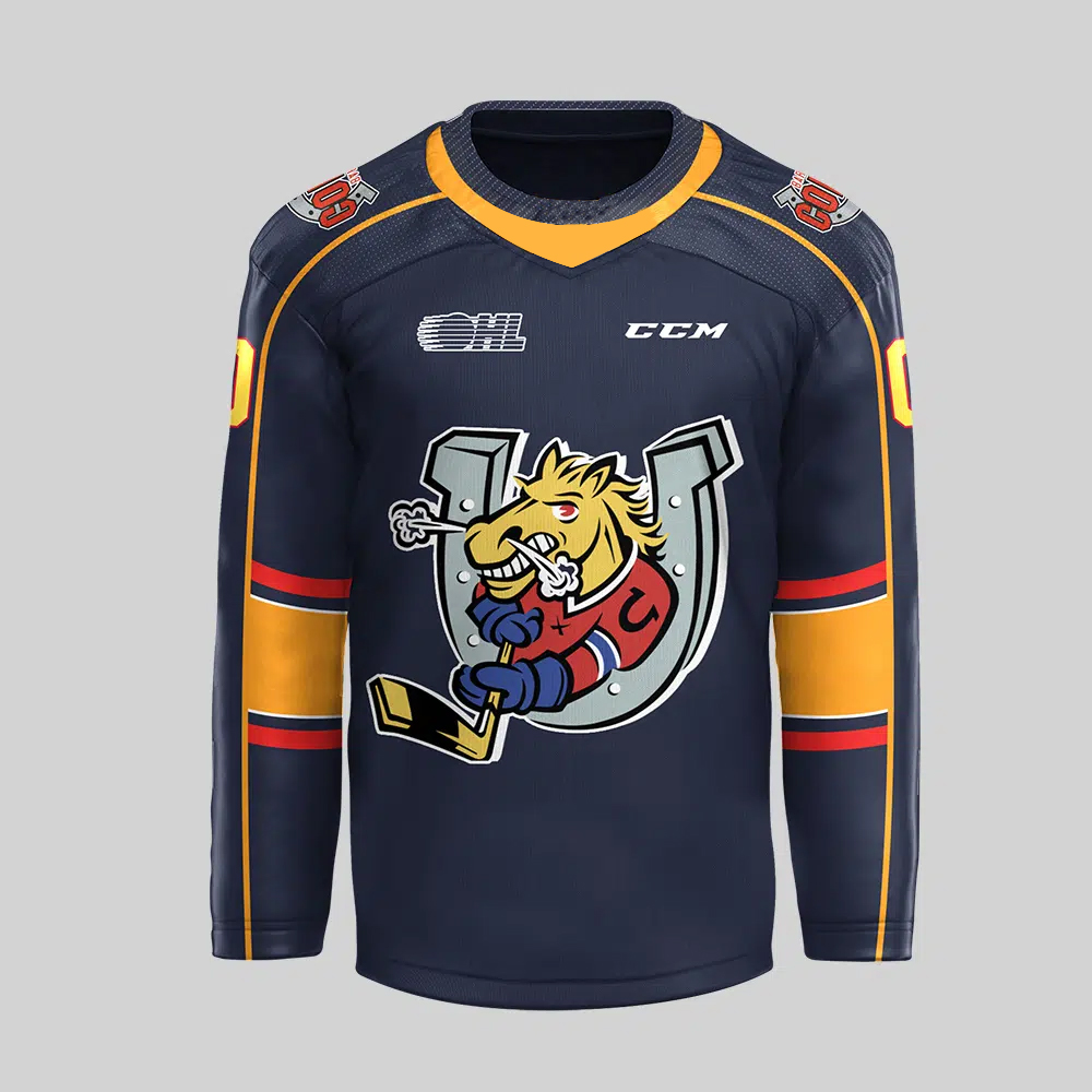 Barrie Colts New Hockey Jersey 2025