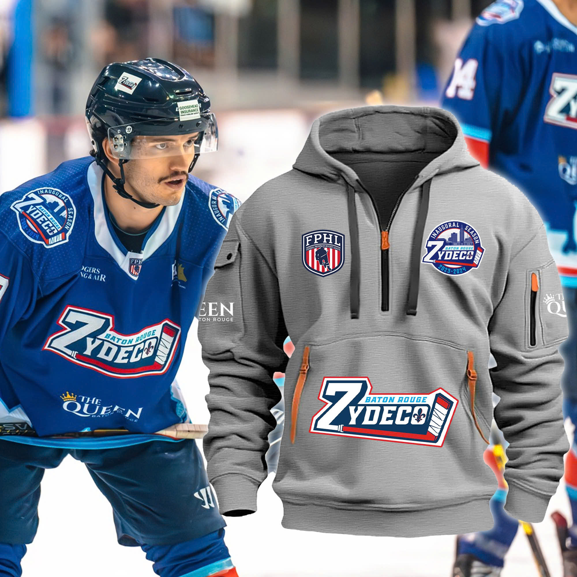 Baton Rouge Zydeco New Hoodie