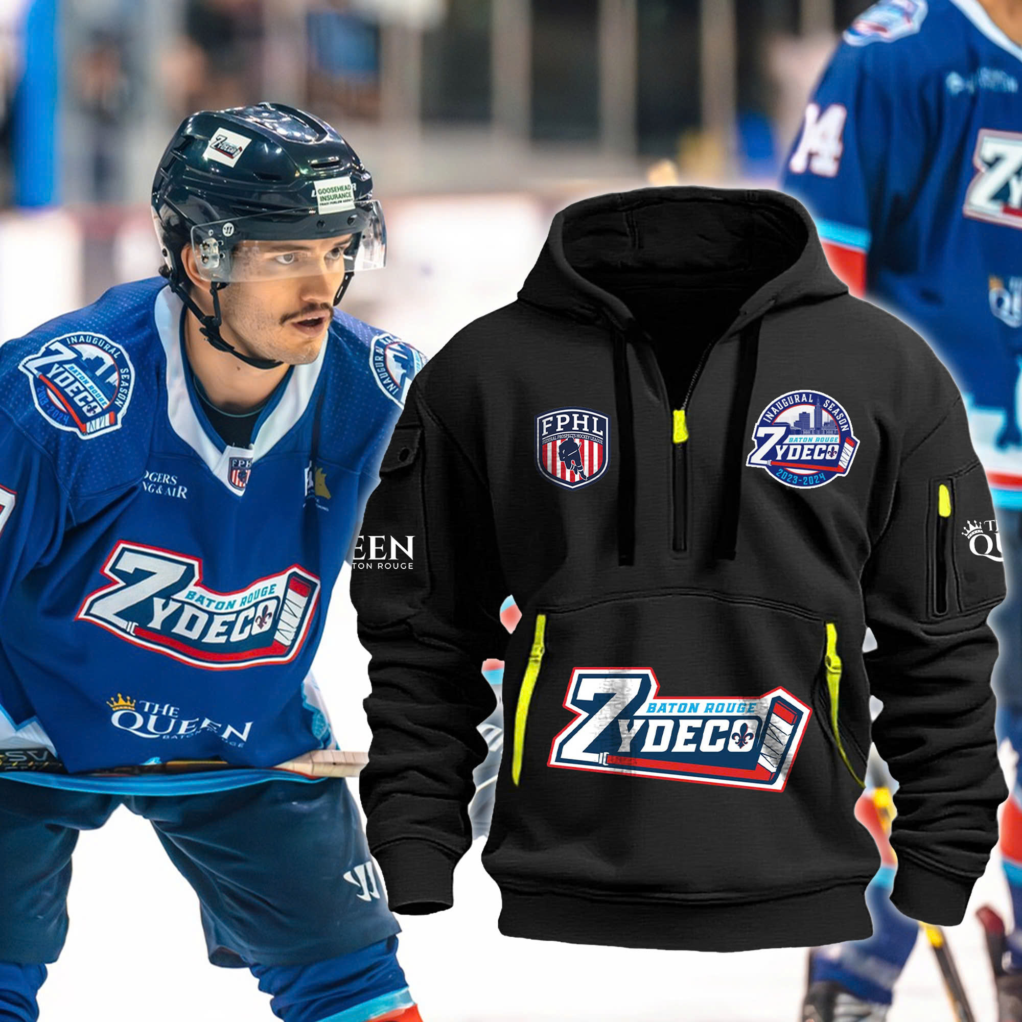 Baton Rouge Zydeco New Hoodie