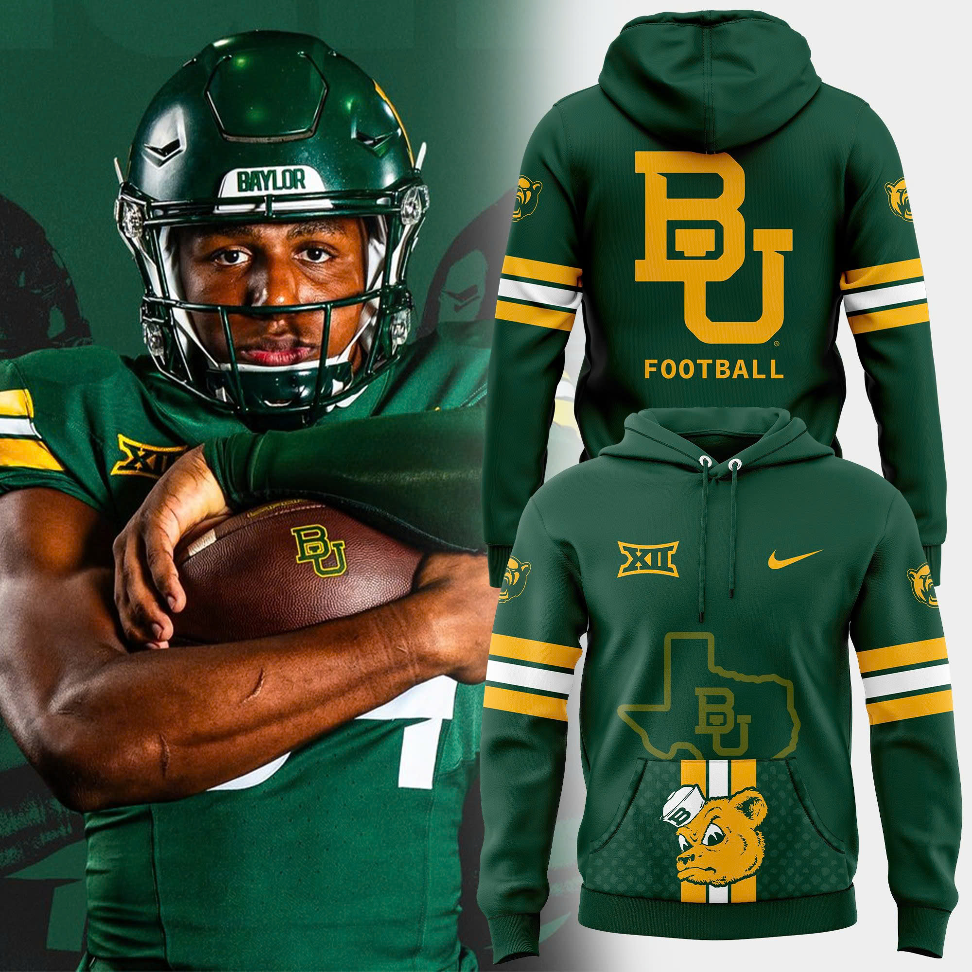 Baylor Bears football Homecoming Hoodie