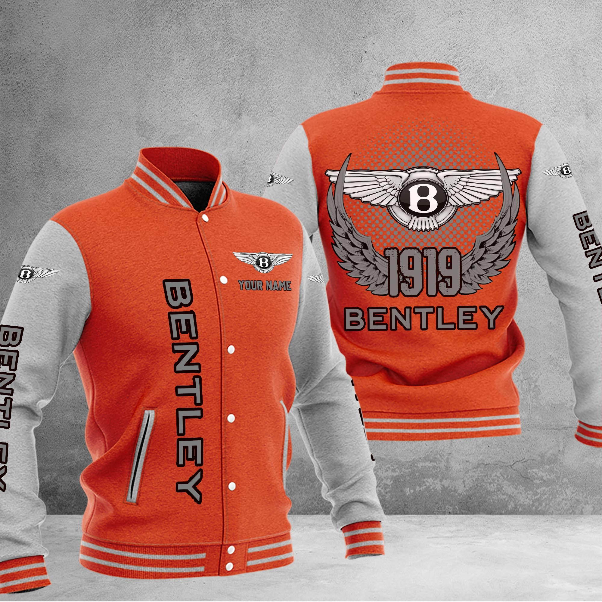 Bentley DMHJ1022 Baseball Jacket Multicolor