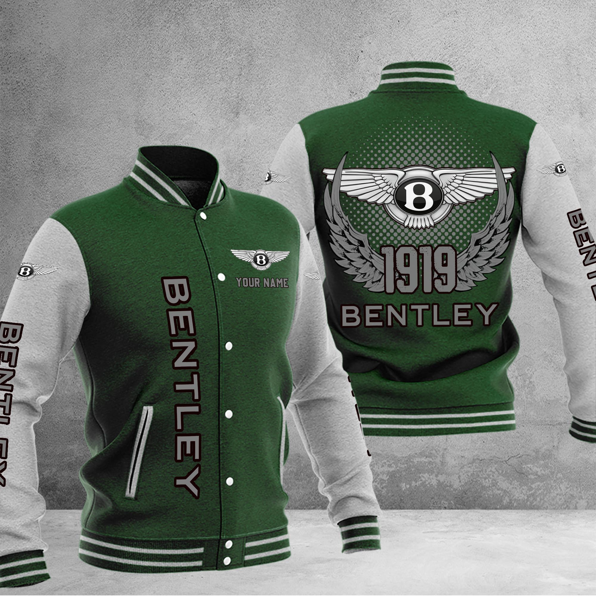 Bentley DMHJ1022 Baseball Jacket Multicolor