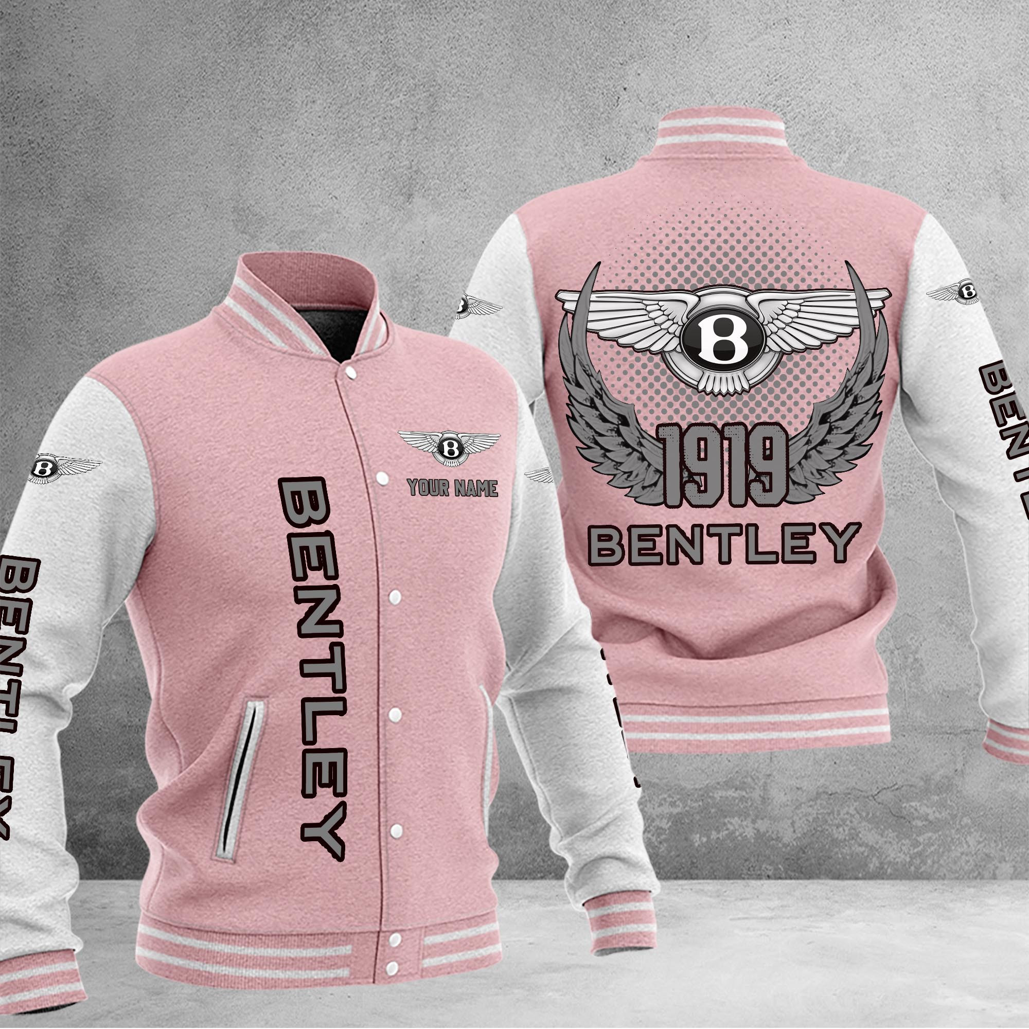 Bentley DMHJ1022 Baseball Jacket Multicolor