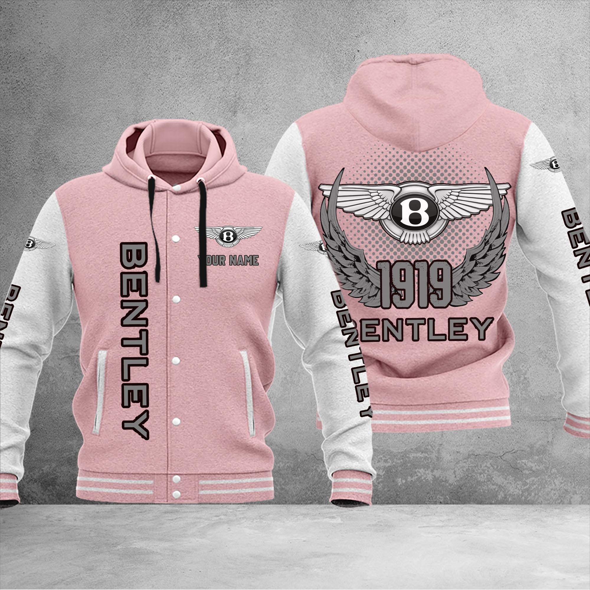 Bentley DMHJ1022 Baseball Jacket Multicolor