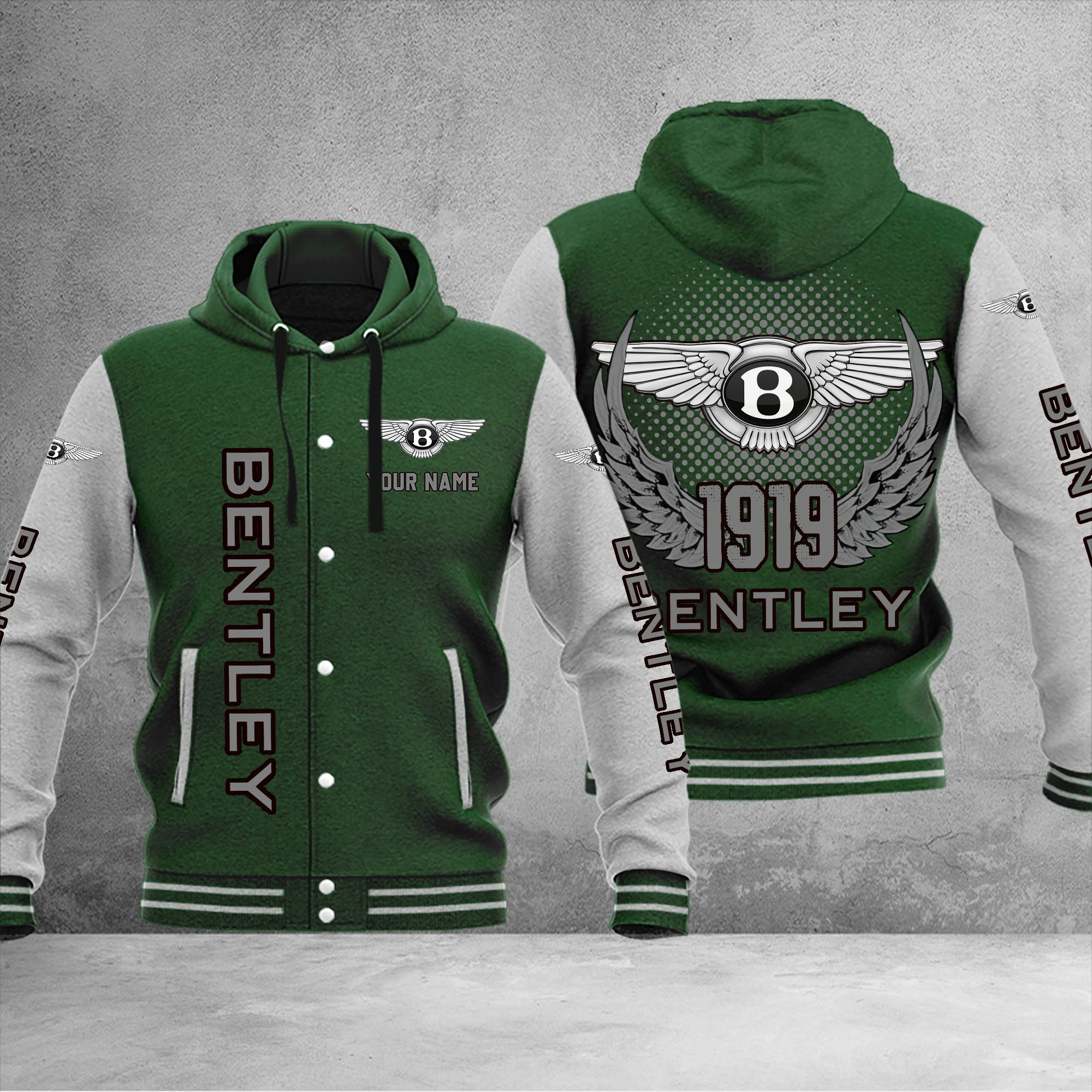 Bentley DMHJ1022 Baseball Jacket Multicolor