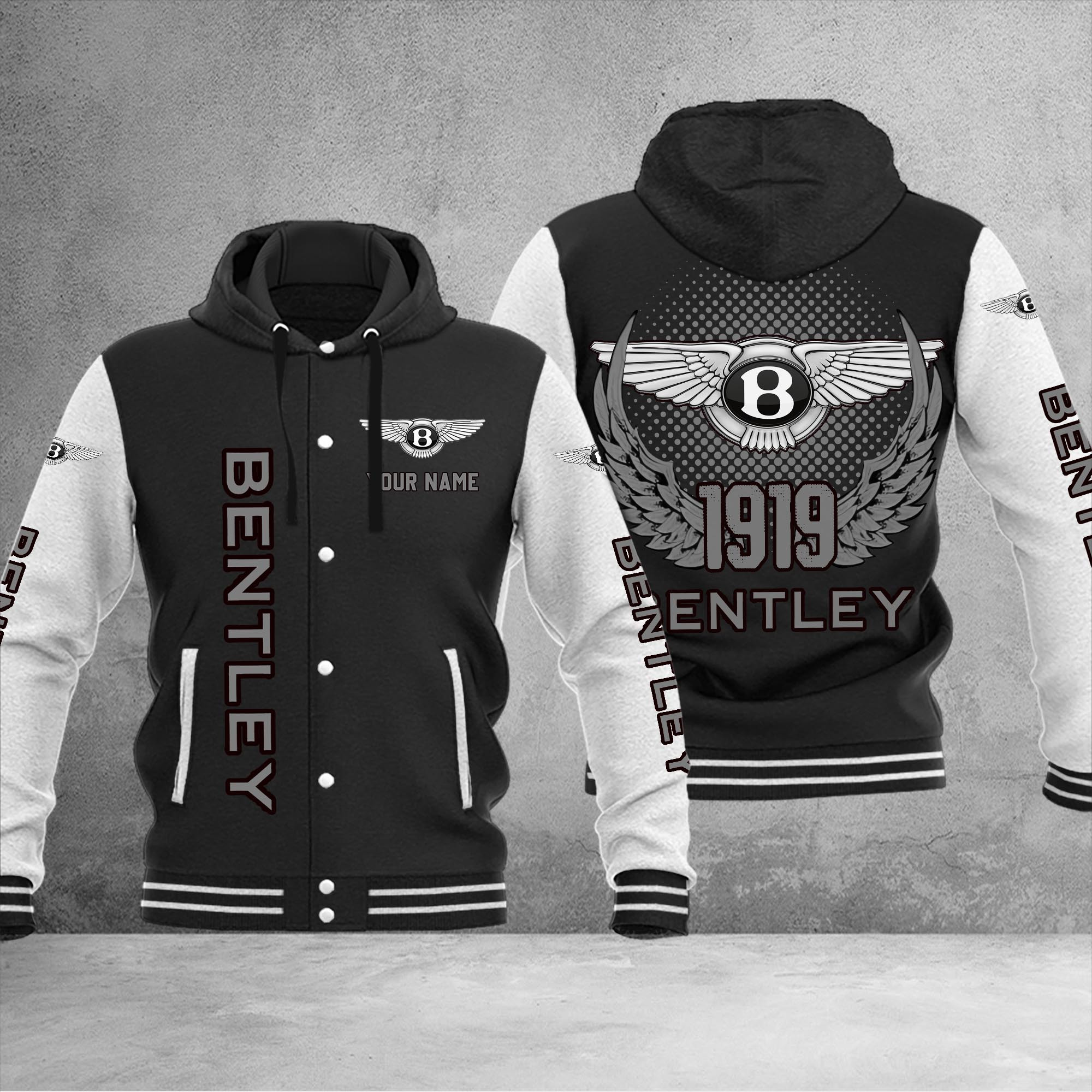 Bentley DMHJ1022 Baseball Jacket Multicolor