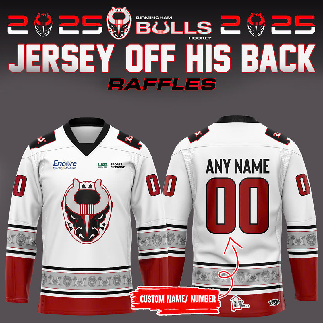 Birmingham Bulls Hockey 2025 Personalise Jersey