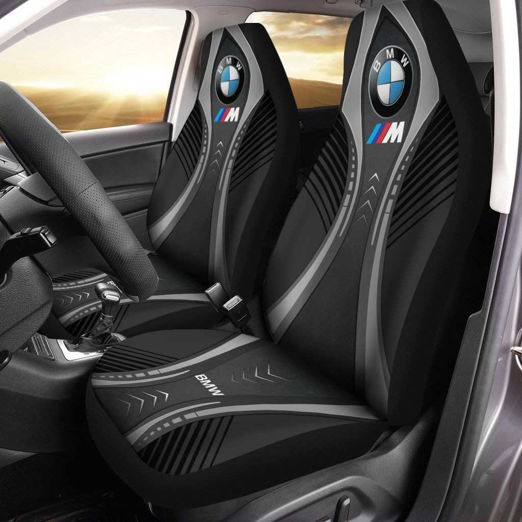 BMW  Car Seat Cover (Set of 2) Ver 2 (Black)