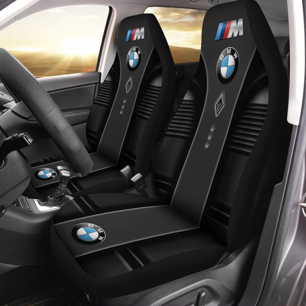 BMW  Car Seat Cover (Set of 2) Ver 3 (Black)