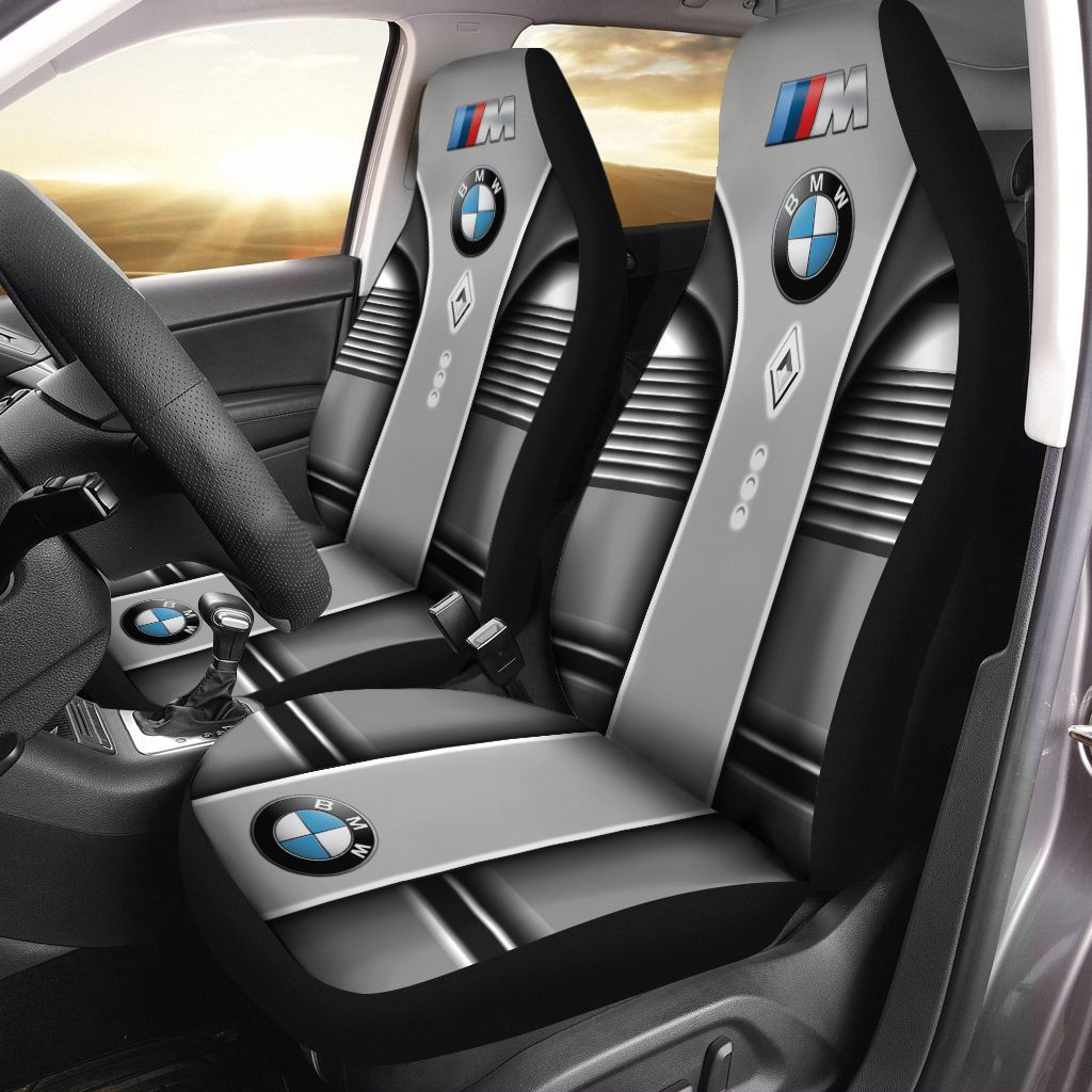 BMW  Car Seat Cover (Set of 2) Ver 3 (Grey)