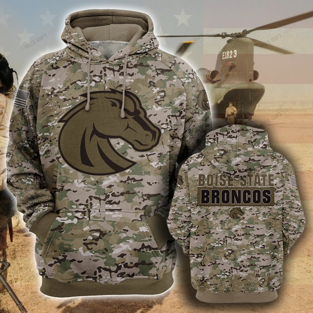 Boise State Broncos Camouflage Hoodie