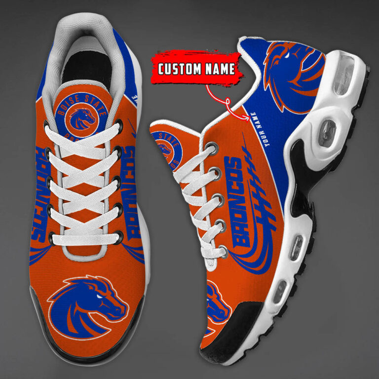 Boise State Broncos Custom Name TN Shoes DS001