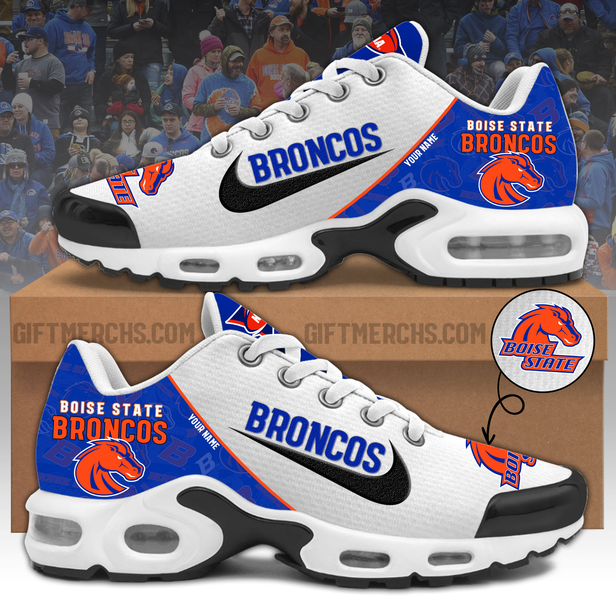 Boise State Broncos Personalized Shoes