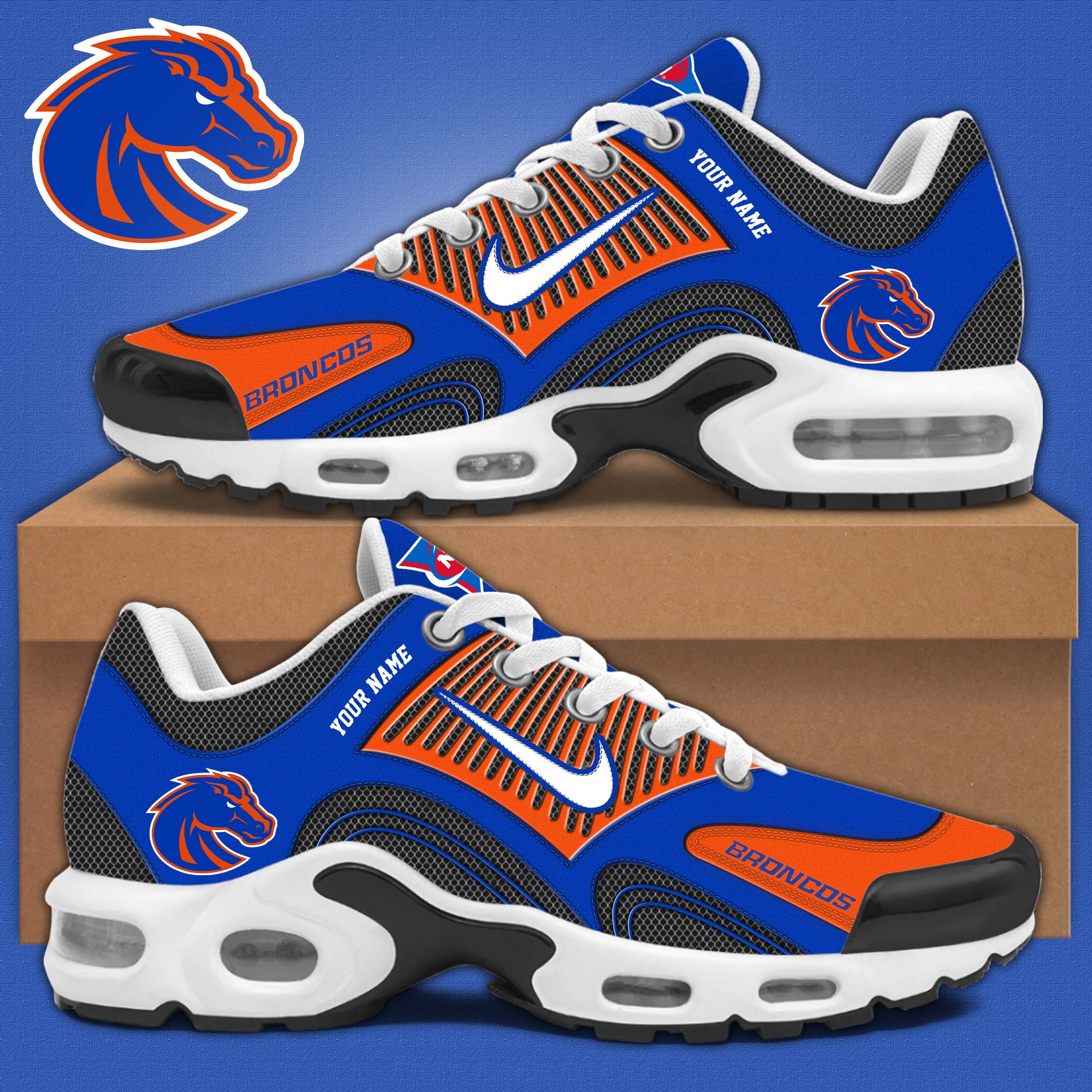 Boise State Broncos     Personalized Shoes