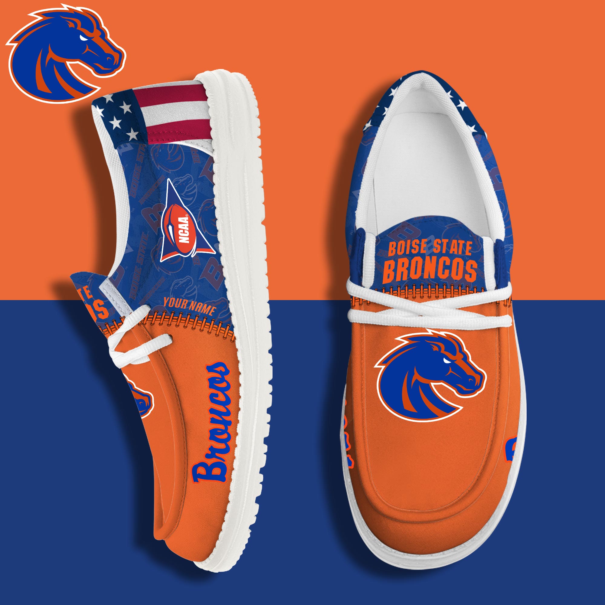 Boise State Broncos Personalized Shoes
