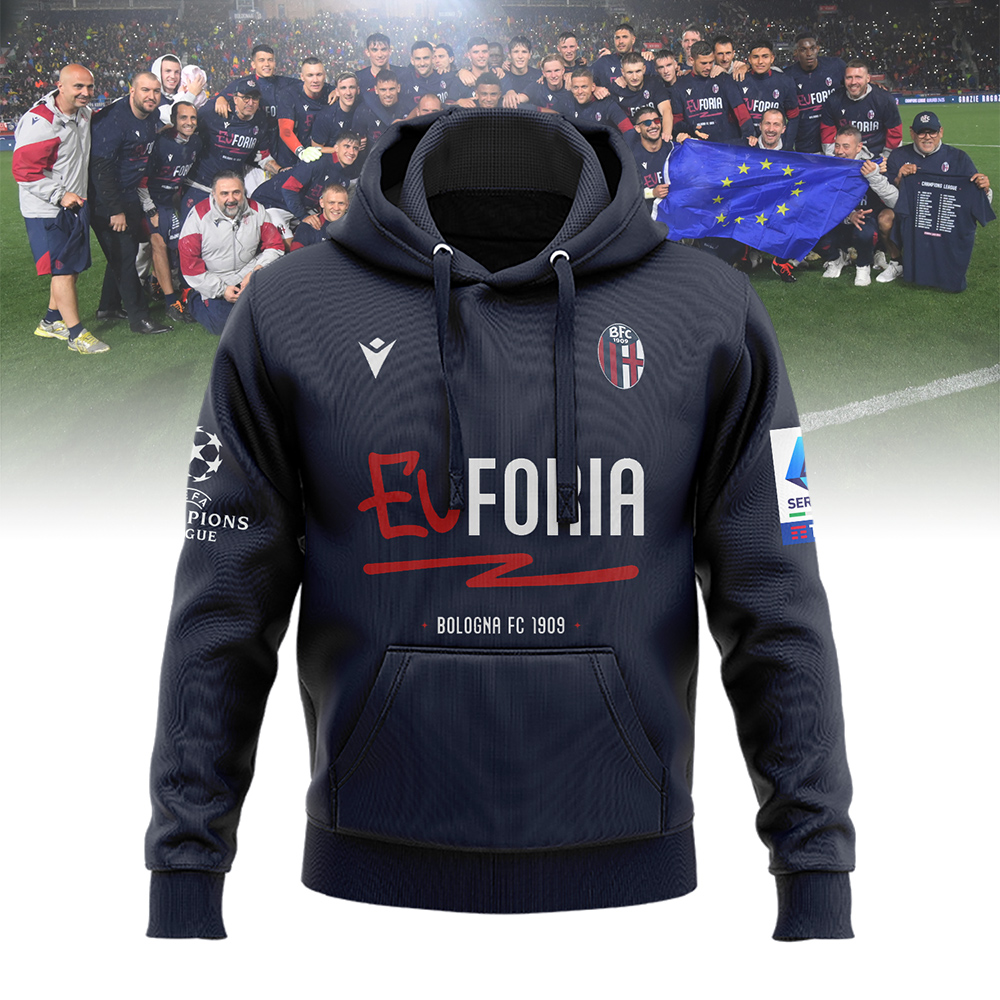 BOLOGNA FC EUFORIA CELEBRATIVE HOODIE 2023/24