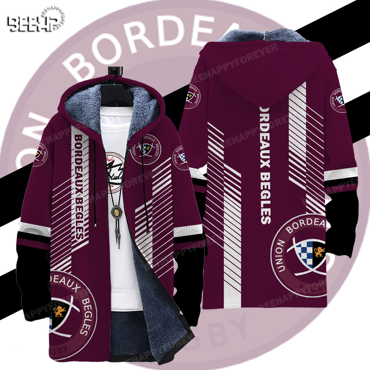 Bordeaux Begles 3D Fleece Wind Jacket
