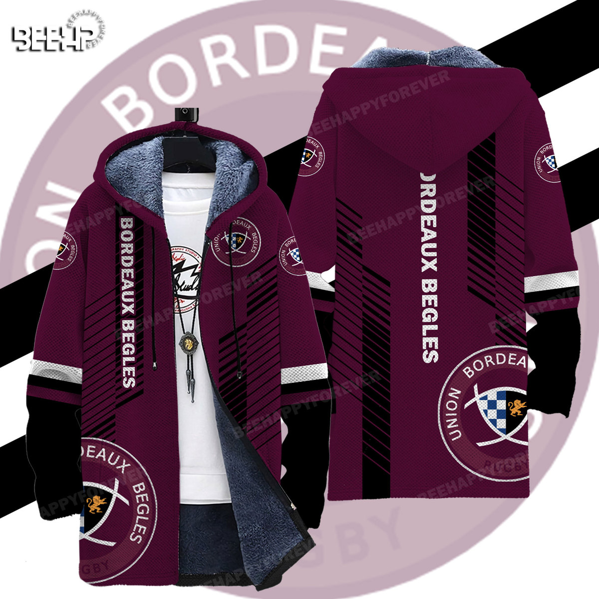 Bordeaux Begles 3D Fleece Wind Jacket