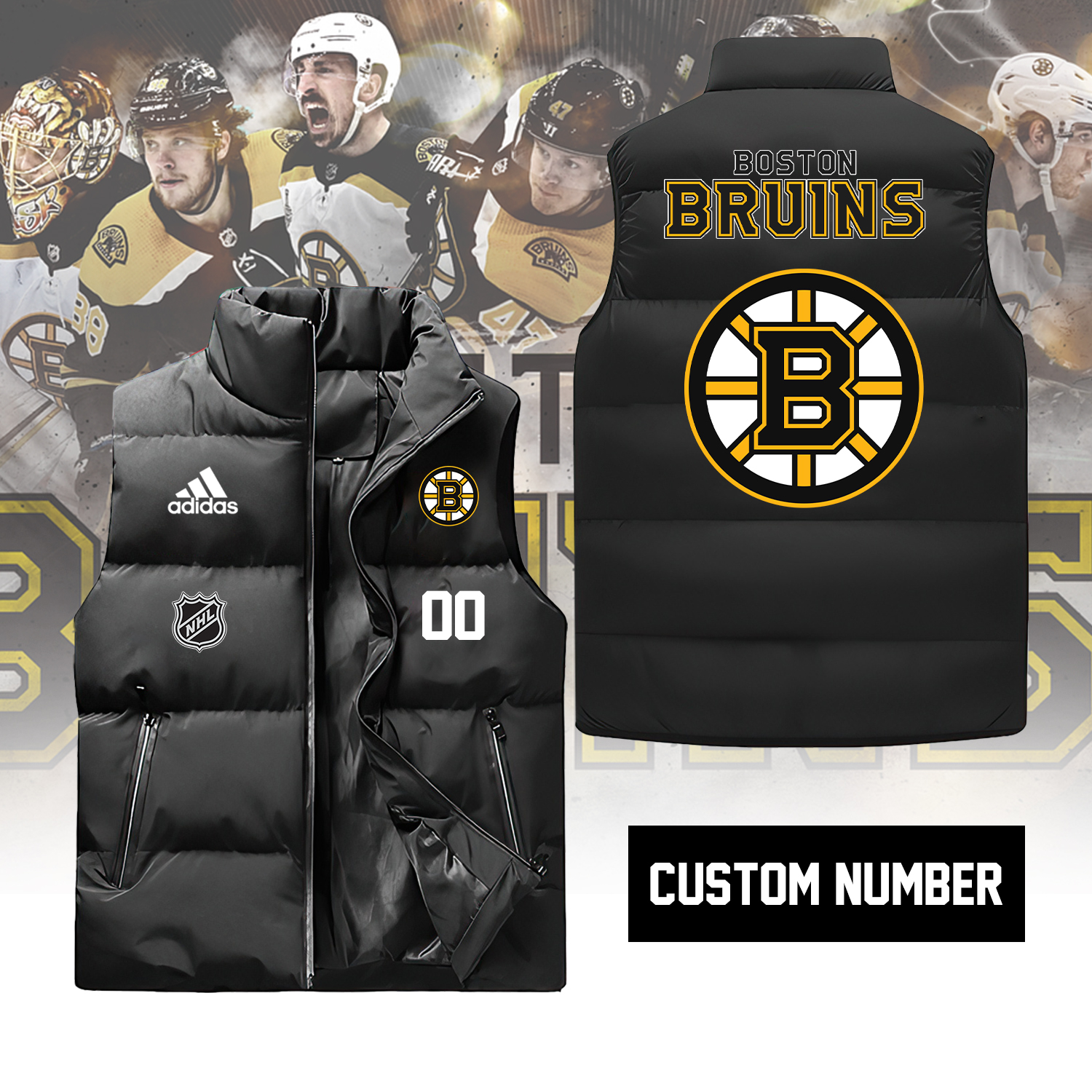 Boston Bruins 2D Cotton Vest