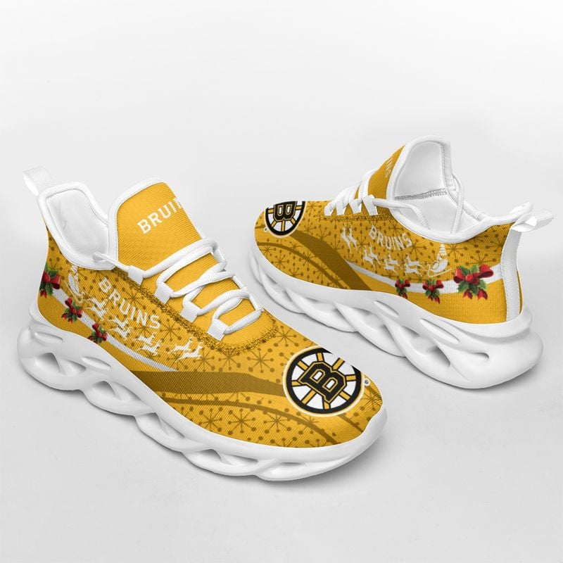 Boston Bruins Christmas Pattern Max Soul Shoes NLA031364