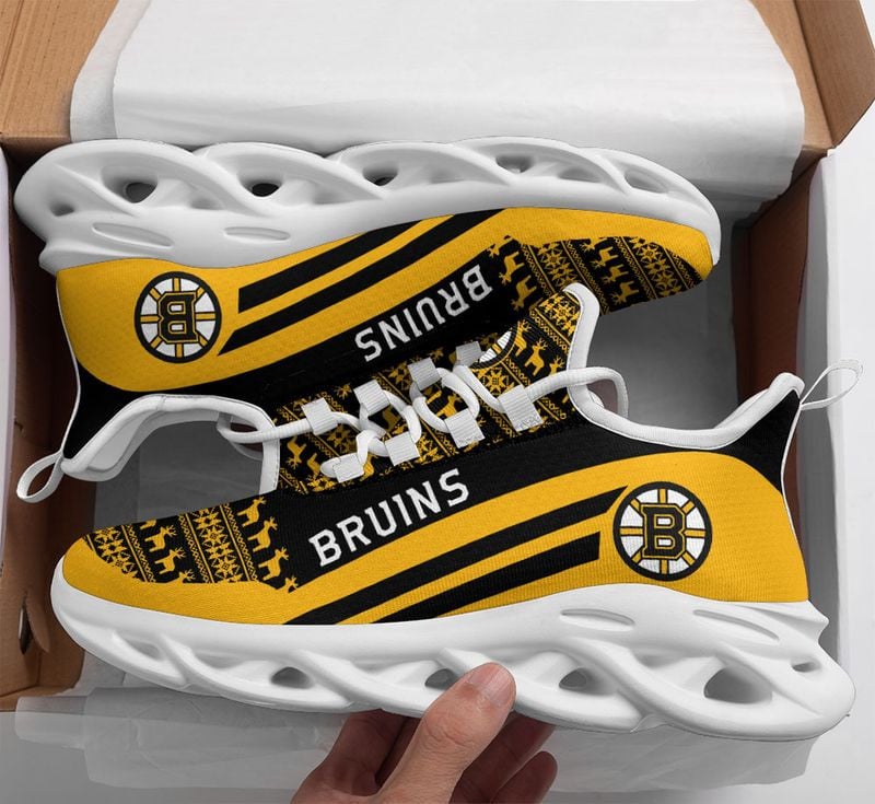 Boston Bruins Christmast Pattern Max Soul Shoes NLA033464