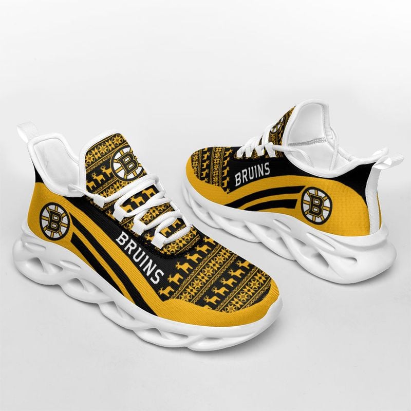 Boston Bruins Christmast Pattern Max Soul Shoes NLA033464