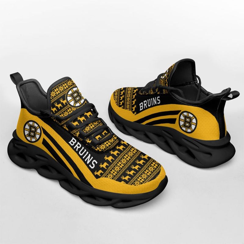 Boston Bruins Christmast Pattern Max Soul Shoes NLA033464
