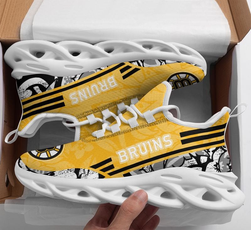 Boston Bruins Tropical Flowers Max Soul Shoes NLA066164