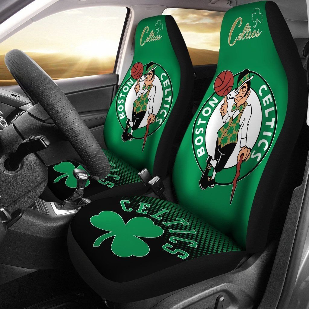 Boston Celtics Car Seat Covers (SET OF 2) - v12