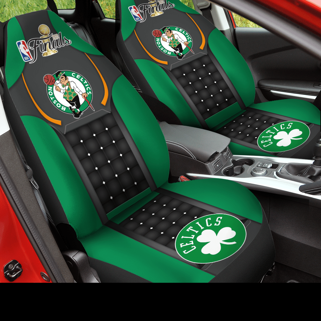BOSTON CELTICS FINAL  2021-22 Car Seat Covers (SET OF 2) - v3