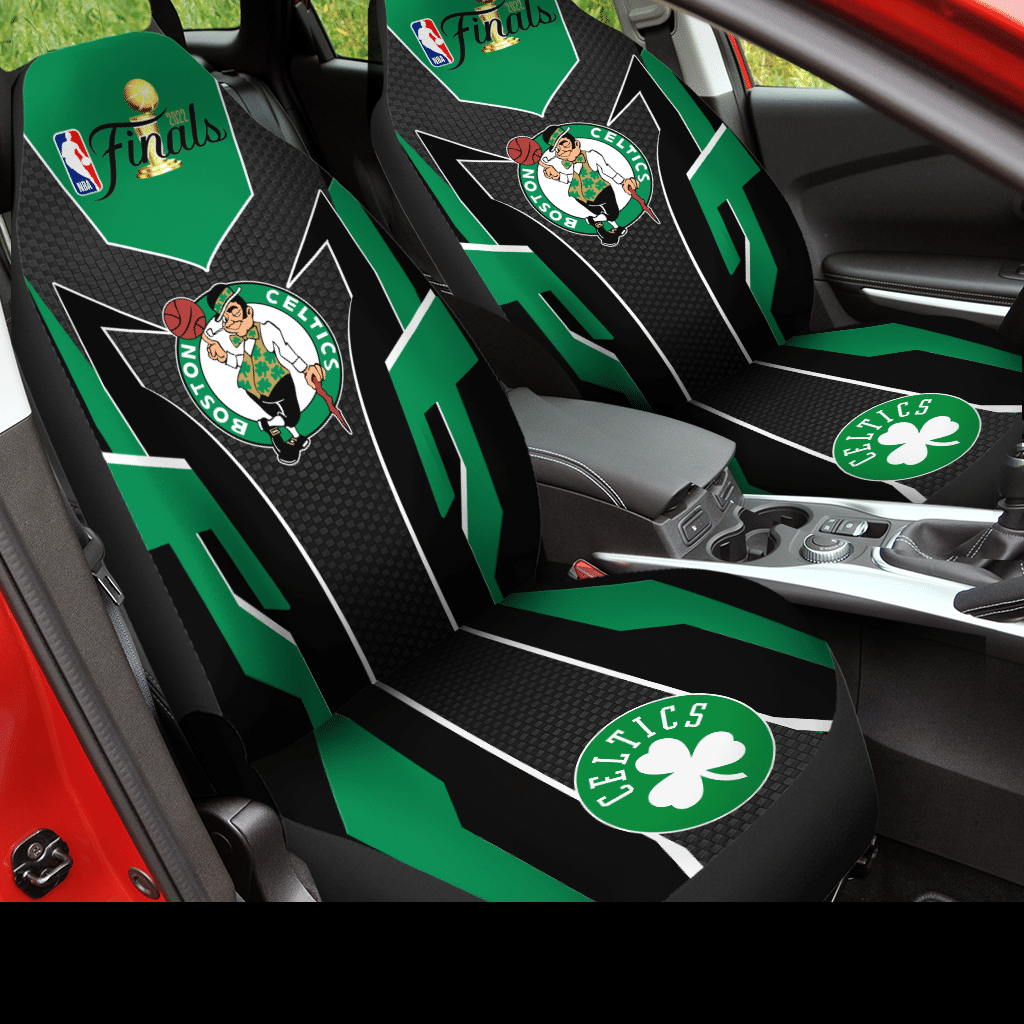 BOSTON CELTICS FINAL  2021-22 Car Seat Covers (SET OF 2) - v4