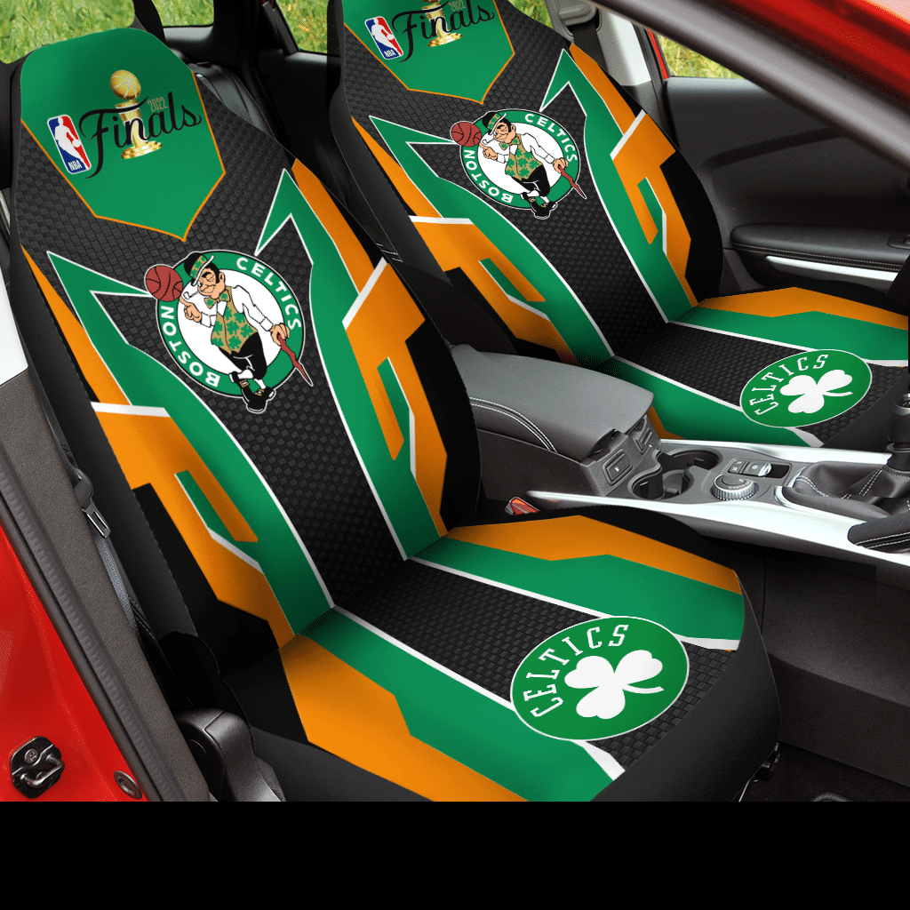 BOSTON CELTICS FINAL  2021-22 Car Seat Covers (SET OF 2) - v5