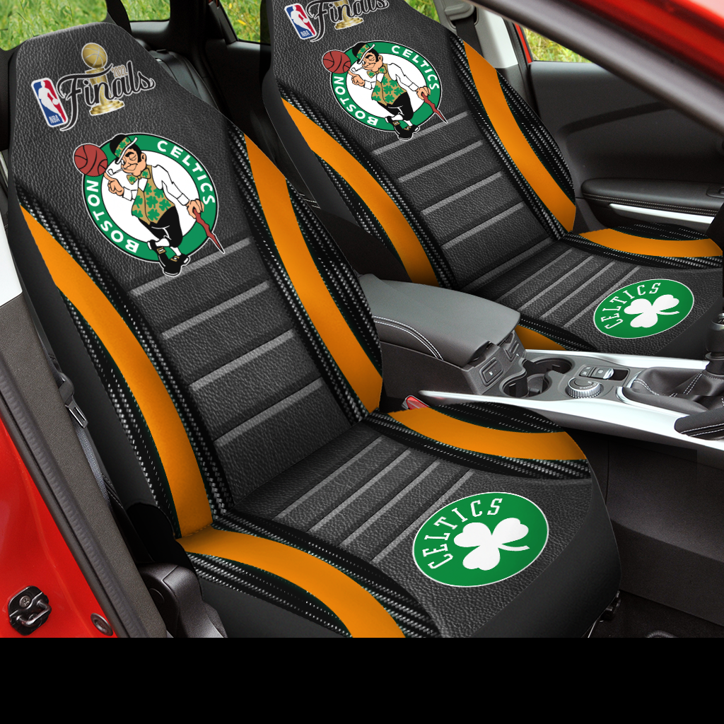 BOSTON CELTICS FINAL  2021-22 Car Seat Covers (SET OF 2) - v6
