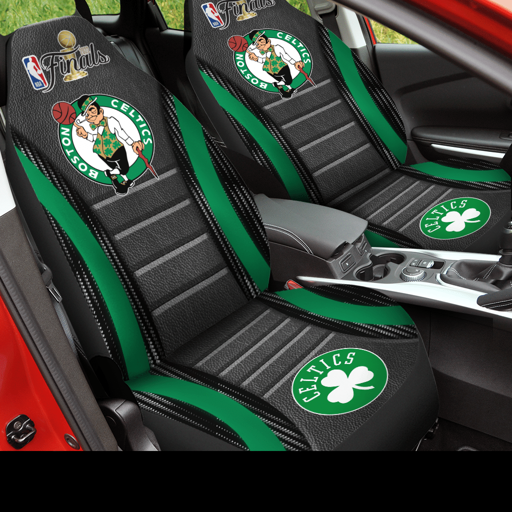 BOSTON CELTICS FINAL  2021-22 Car Seat Covers (SET OF 2) - v7