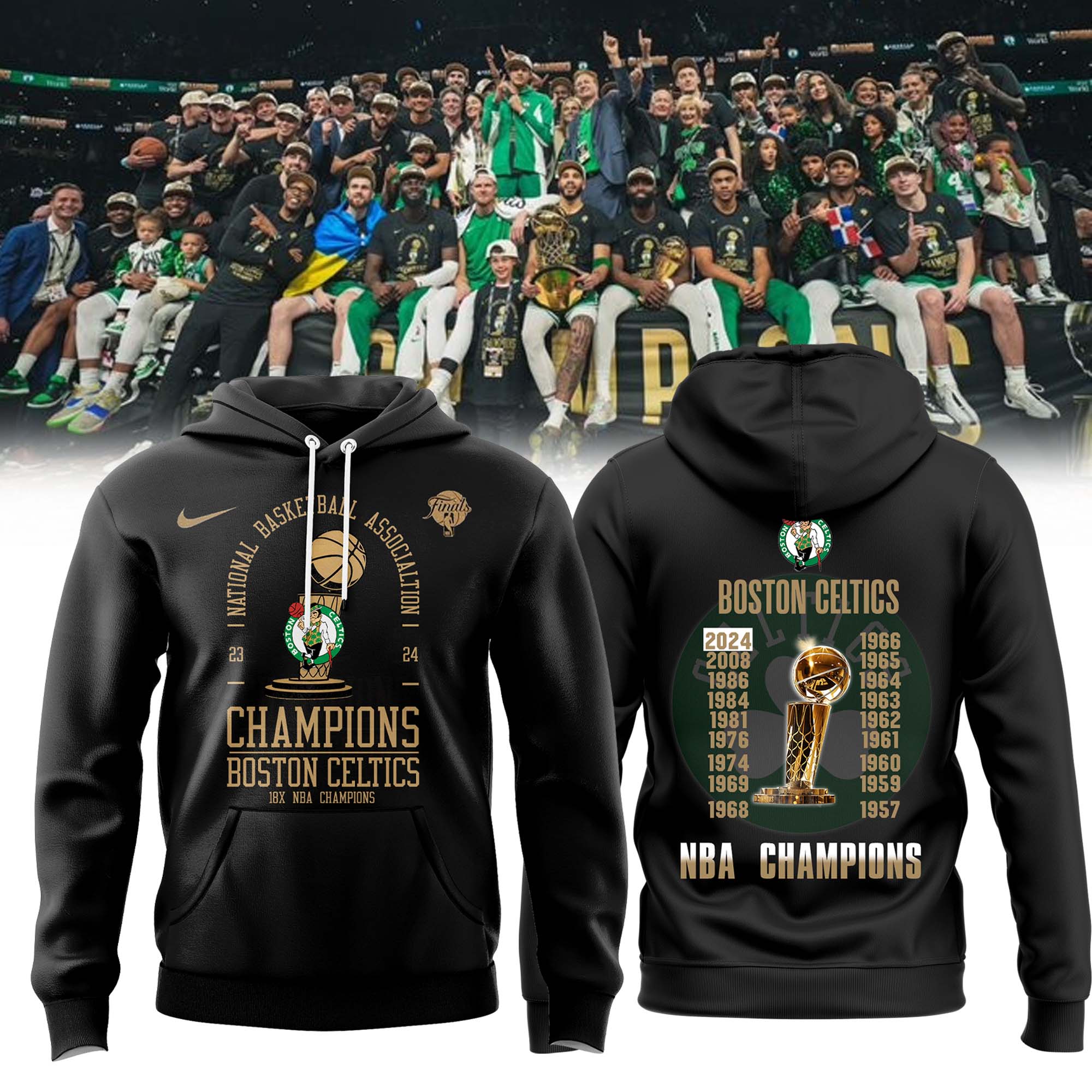 Boston Celtics Finals Champions Hoodie