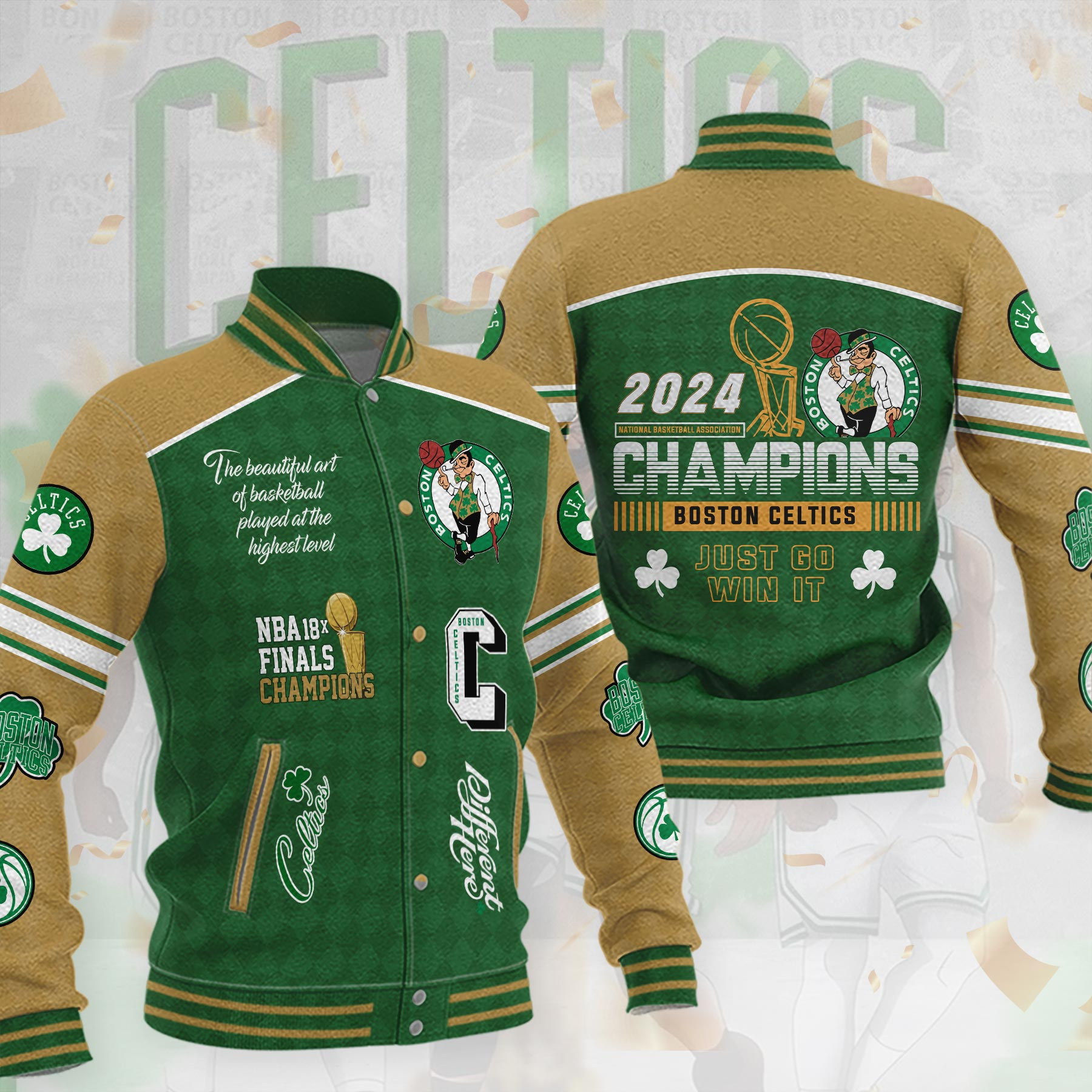 Boston Celtics NBA Final Champions Varsity Jacket