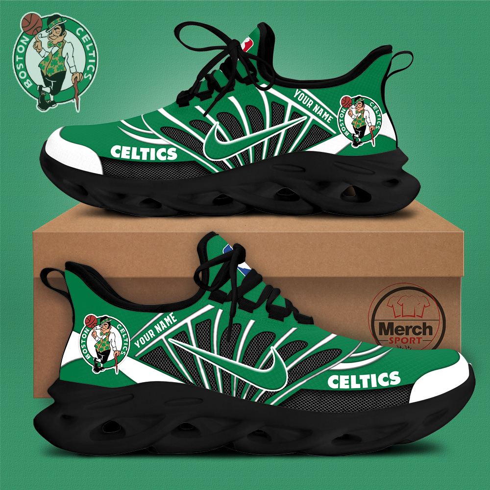 Boston Celtics Personalized Max Soul Shoes