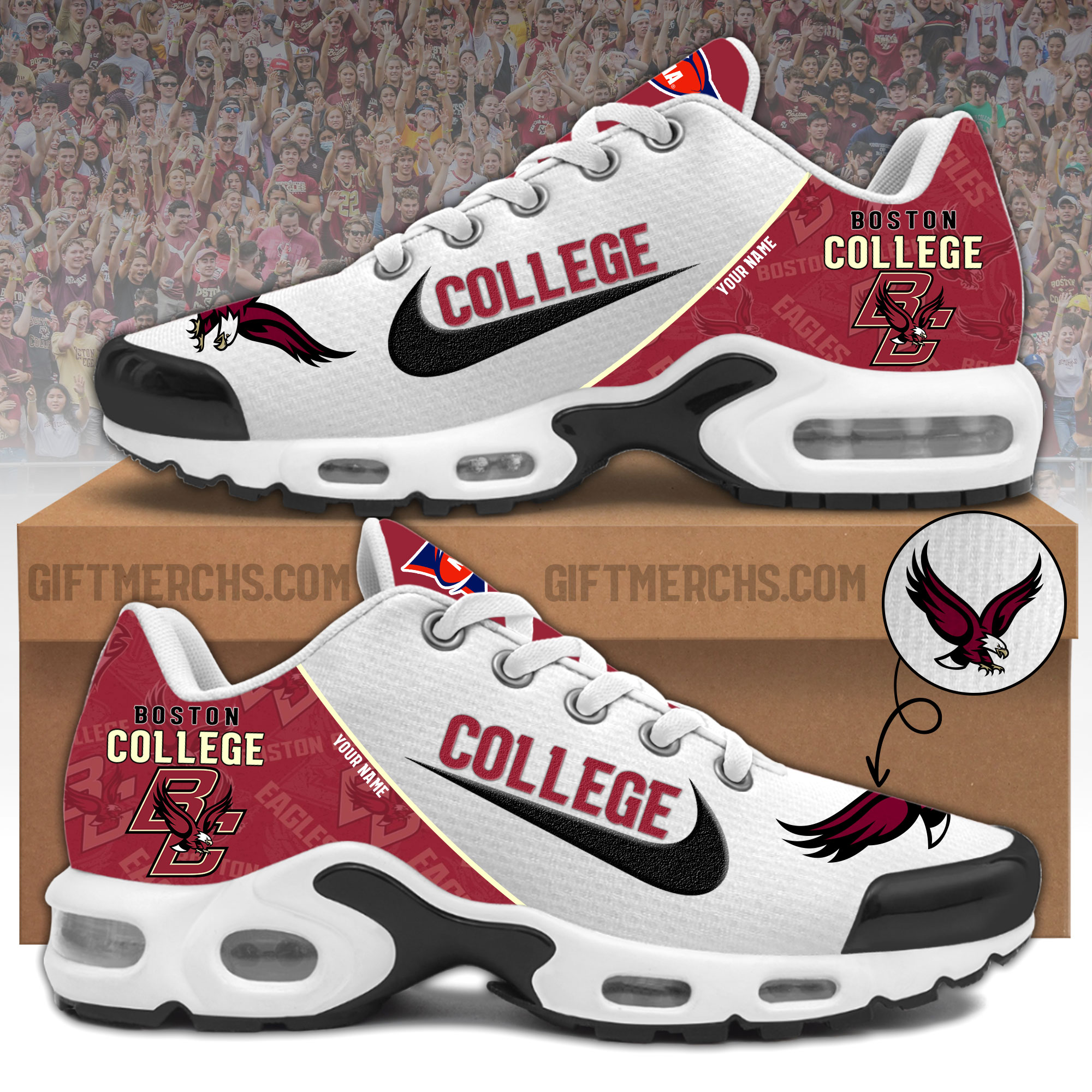 Boston College Personalized Shoes