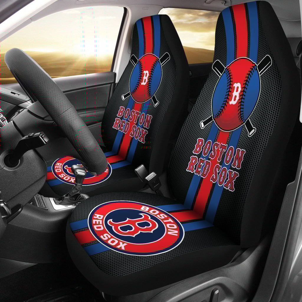 Boston Red Sox Car Seat Covers MBL Baseball Ph220914-04