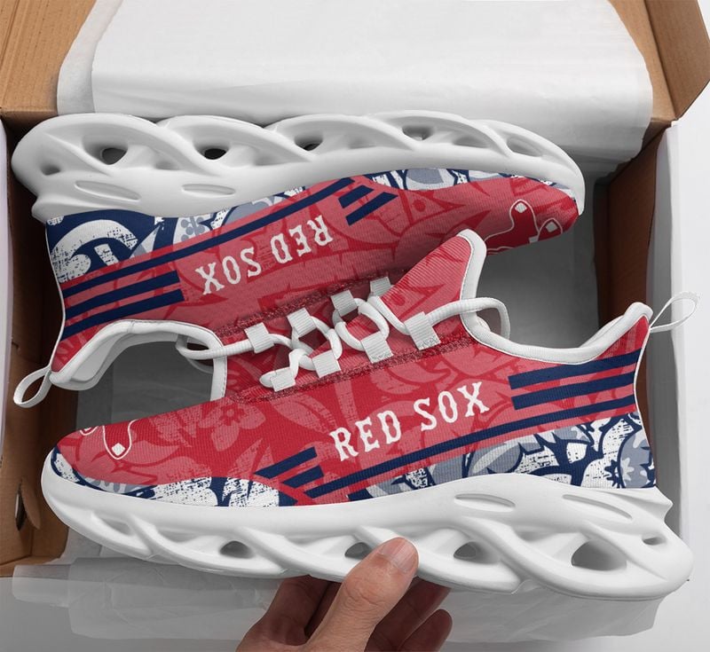 Boston Red Sox Tropical Flowers Max Soul Shoes NLA066136