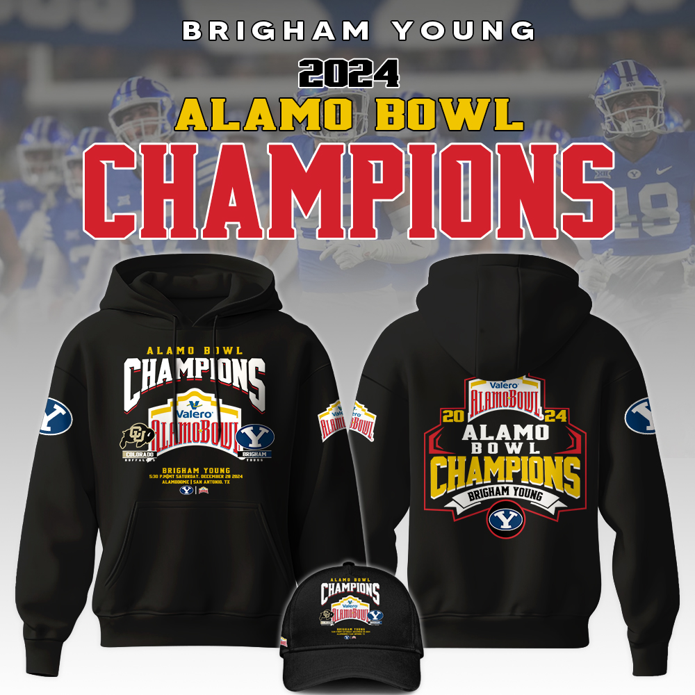 Brigham Young Bowl Champion Hoodie Version