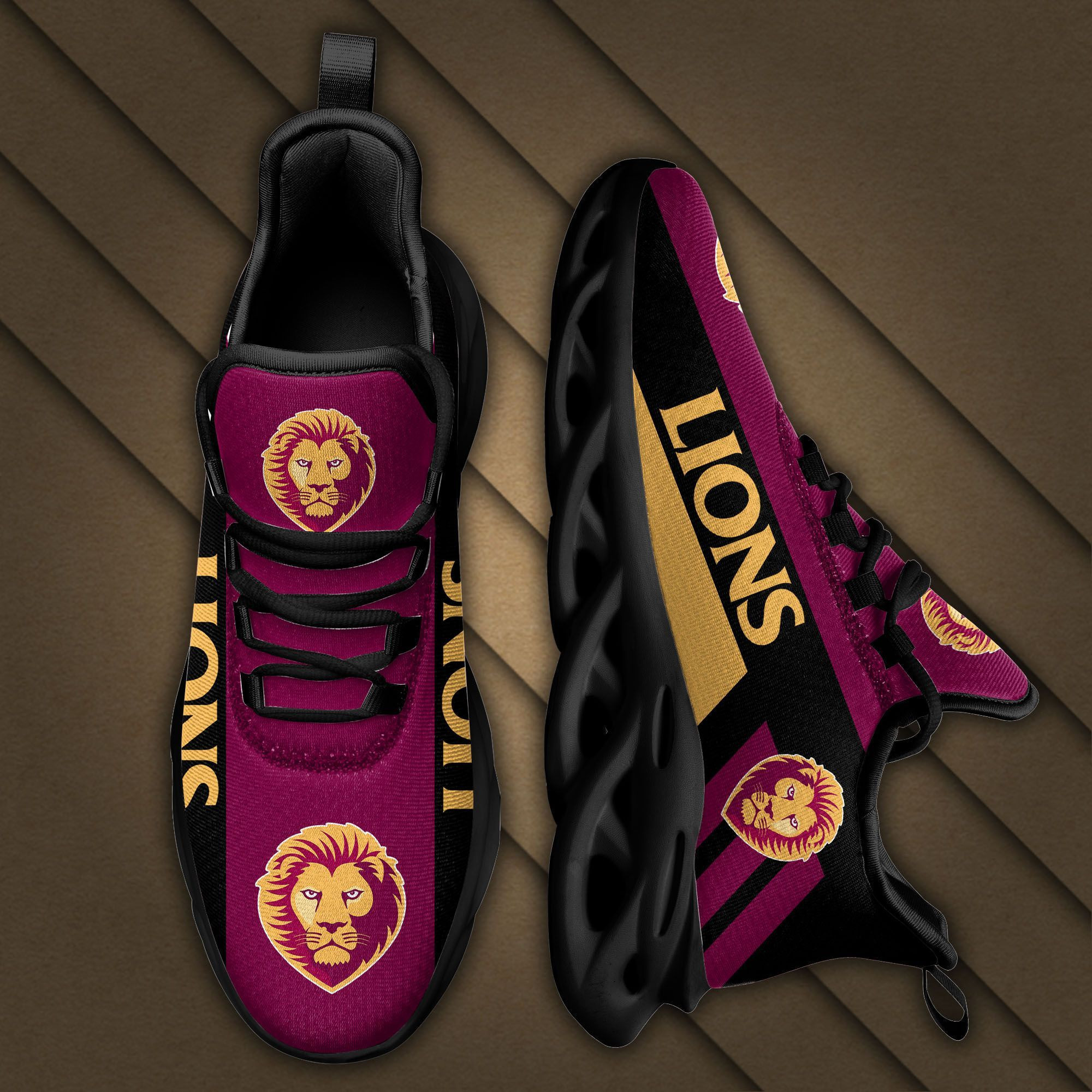 Brisbane Lions Max Soul Sneakers Shoes