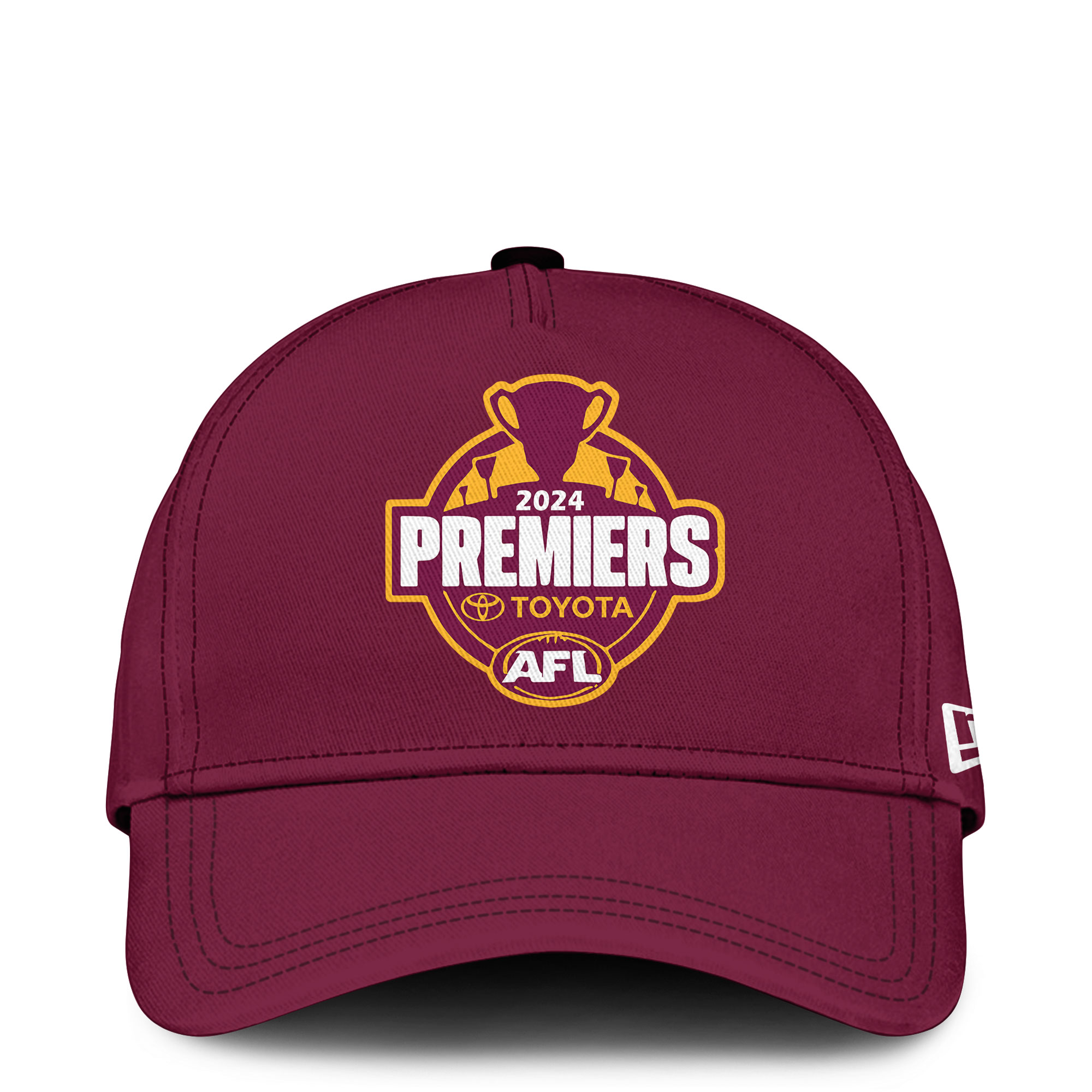 Brisbane Lions Premiers Adults Gold Logo Polo