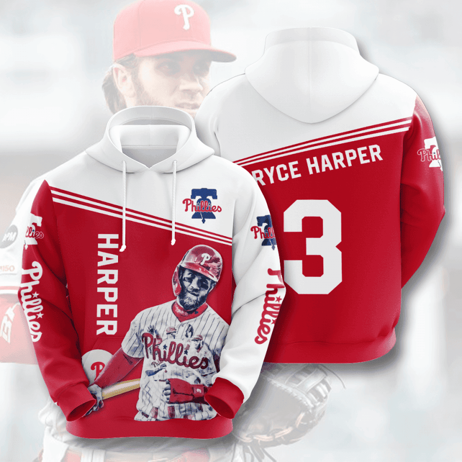 Bryce Harper Philadelphia Phillies Hoodie & Zip Hoodie