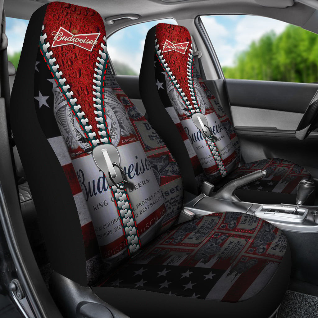 Budweiser Drinks Car Seat Covers Beer AA22092002
