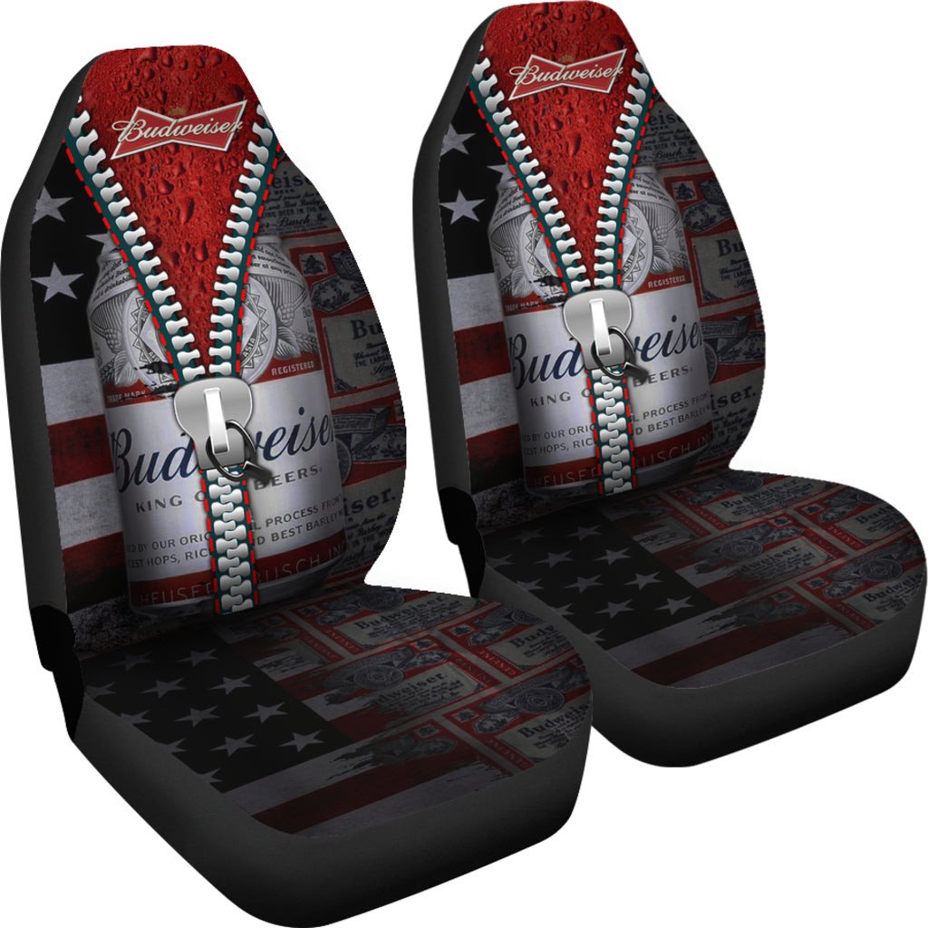 Budweiser Drinks Car Seat Covers Beer AA22092002