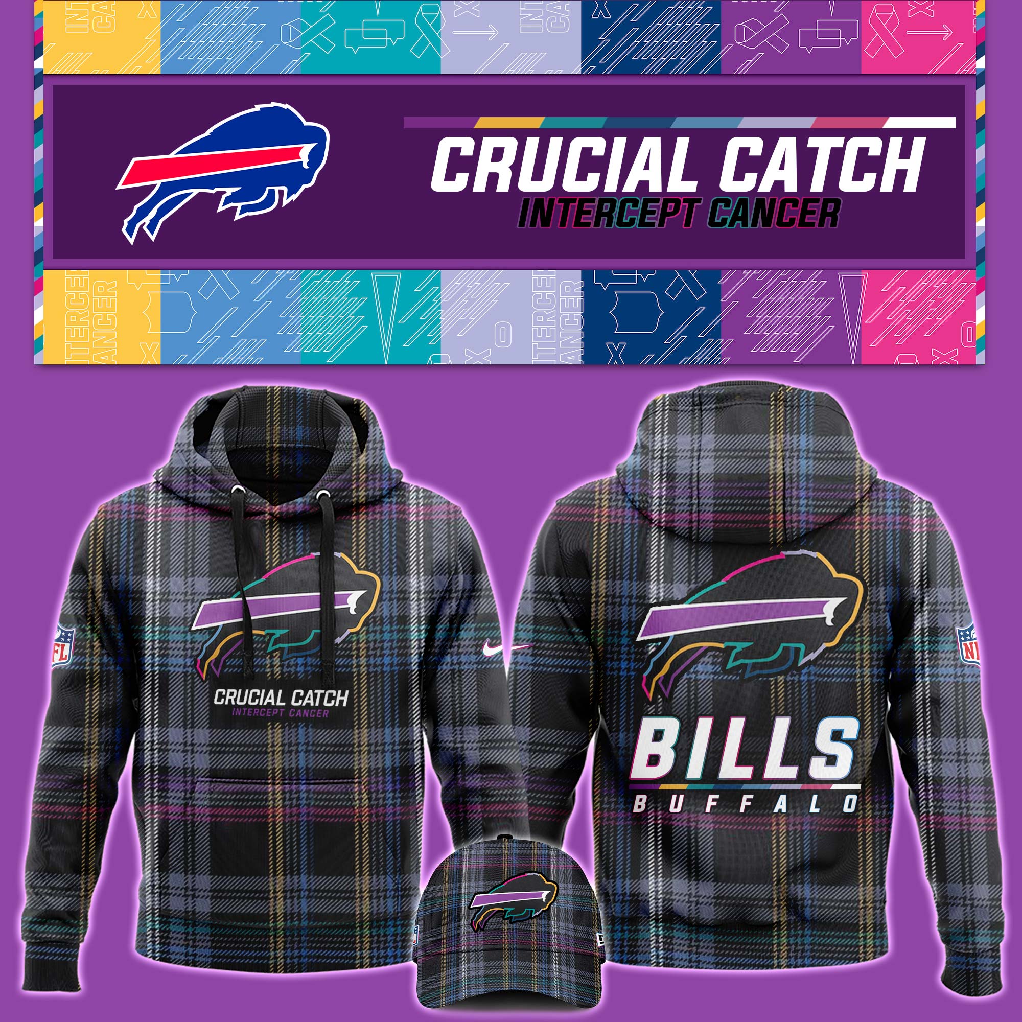 Buffalo Bill Crucial Catch Hoodie